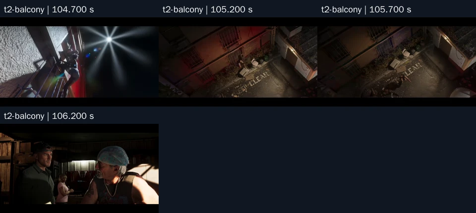 Archived balcony-boundary samples · 104.700–106.200s